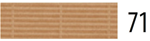 Marrone (71) Rotolo cartone ondulato 50x70cm 300g