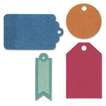 SIZZIX BIGZ DIE - TAGS #4, 4,45X7,62CM-4,13X1,27CM