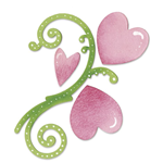 SIZZIX BIGZ FLOURISH & HEARTS