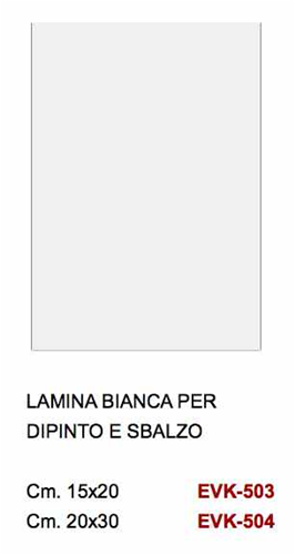 LAMINA BIANCA GENERICA Cm. 30x20