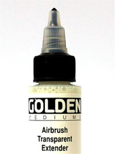 Airbrush transparent EXTENDER 30ml - GOLDEN - High Flow