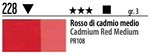 C ROSSO CADMIO MEDIO 60ML - col. olio CLASSICO Maimeri