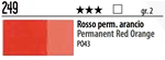 C ROSSO PERMANENTE ARANCIO 60ML - col. olio CLASSICO Maimeri