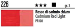 C ROSSO PERMANENTE CHIARO  60ML - col. olio CLASSICO Maimeri