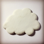 Nuvoletta biscotto bianco 10cm +CALAMITA