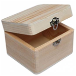 LEGNO - BAULETTO QUADRATO 10X9X7 CM- 64274