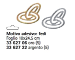 MOTIVO ADESIVO: FEDI ORO FOGLIO 10X245 CM