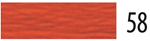 Rotolo carta crespa 0,5x2,5m 32g 58 -  Arancione