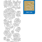 Sticker ROSE oro 809/O