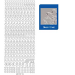 Sticker NUMERI argento 815/A
