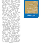 Sticker ANIMALI oro 829/O