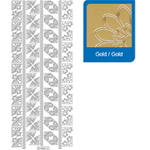 Sticker BORDATURE NATALE oro     980/O