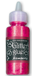 Glitter glue 40 ml. - Fucsia intenso